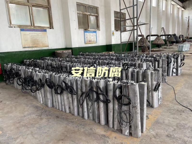 我公司鎂陽(yáng)極，鋁合金陽(yáng)極，鋁犧牲陽(yáng)極，鎂陽(yáng)極，鎂合金犧牲陽(yáng)極在呼和浩特?zé)捰蛷S的使用被評(píng)為優(yōu) 秀生產(chǎn)商